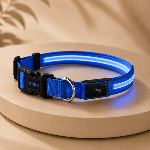 GRRR LED Light-Up Dog Collar