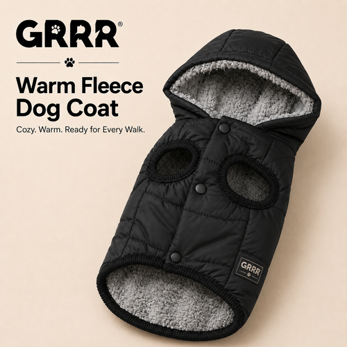 GRRR Warm Fleece Dog Coat
