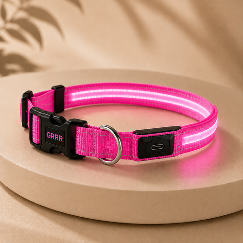 GRRR LED Light-Up Dog Collar