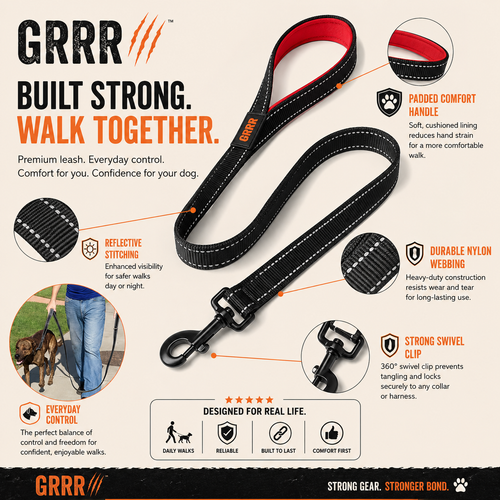 GRRR Leash – Premium Dog Walking Leash