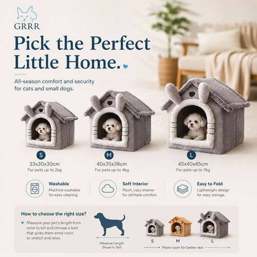 Cave Pet House Bed