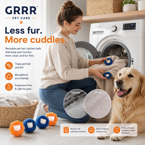 Laundry Pet Hair Catcher Balls