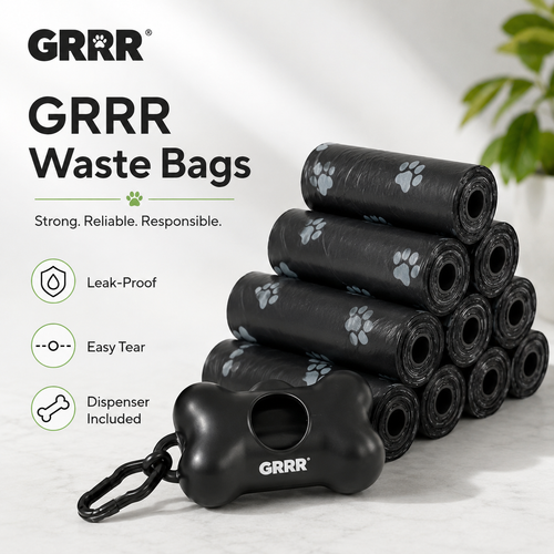 Dog Waste Bags with Dispenser
