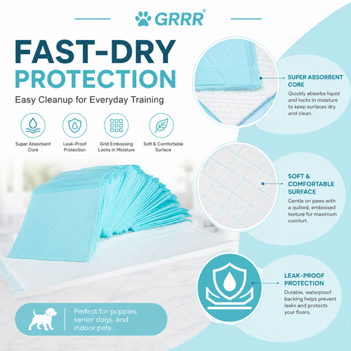 GRRR Puppy Training Pee Pads