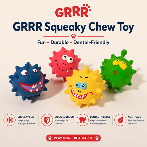 GRRR Squeaky Chew Toy