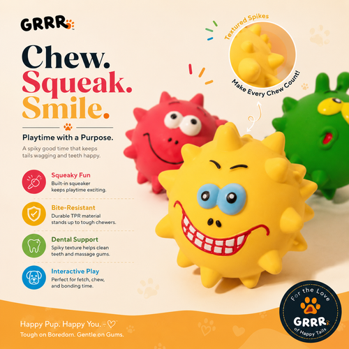 GRRR Squeaky Chew Toy