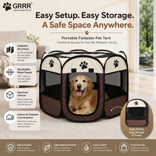 GRRR Foldable Pet Tent