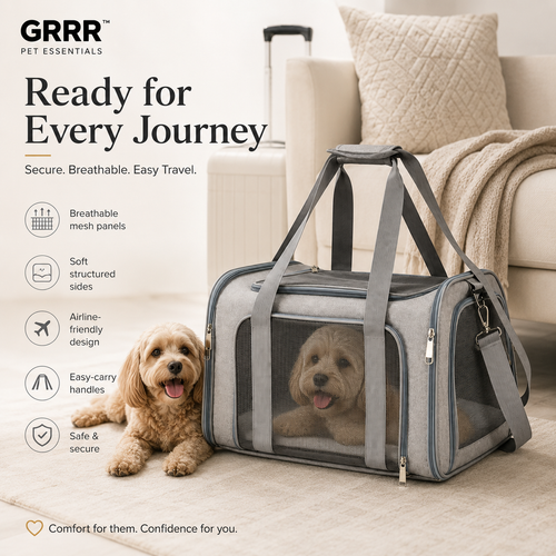 GRRR Pet Travel Carrier Bag