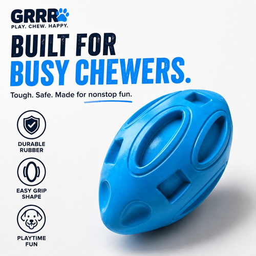 Durable Rubber Chew & Fetch Toy