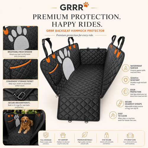 Waterproof Dog Car Seat Cover