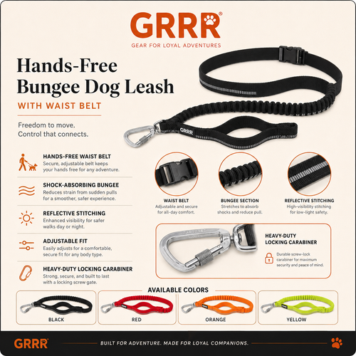 GRRR Hands-Free Bungee Dog Leash