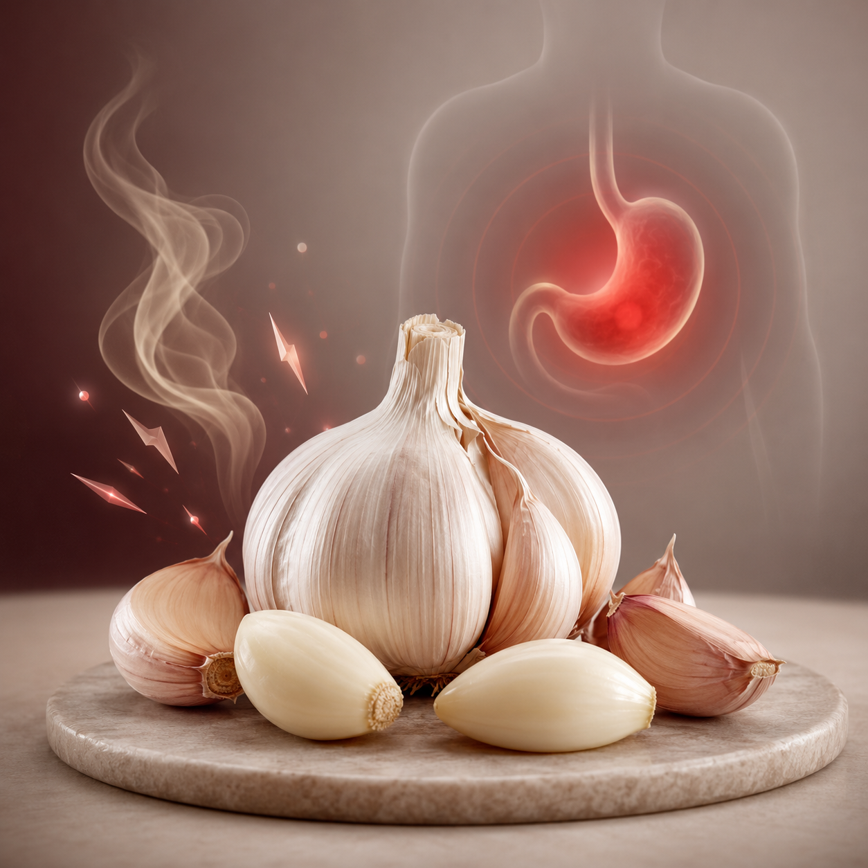 Raw Garlic Is Hard on Your Body