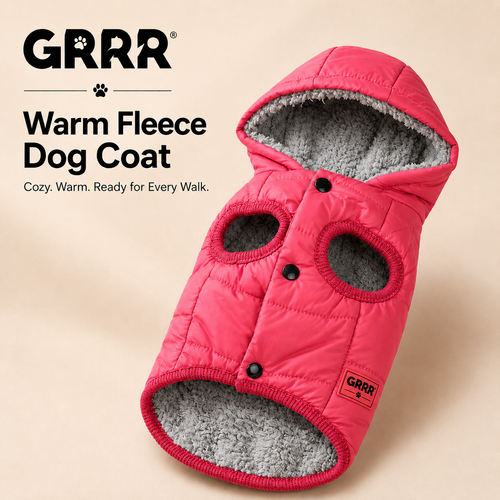 GRRR Warm Fleece Dog Coat