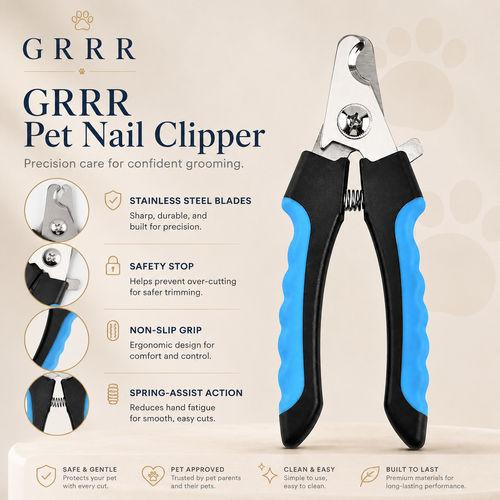Dog Nail Clippers with Safety Guard