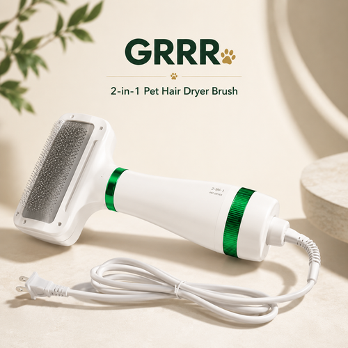 Pet Hair Dryer – Low Noise Grooming Blower